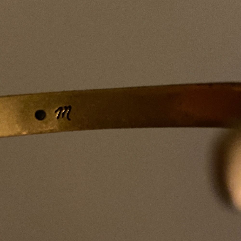 Madewell brass cuff bracelet - Picture 3 of 3